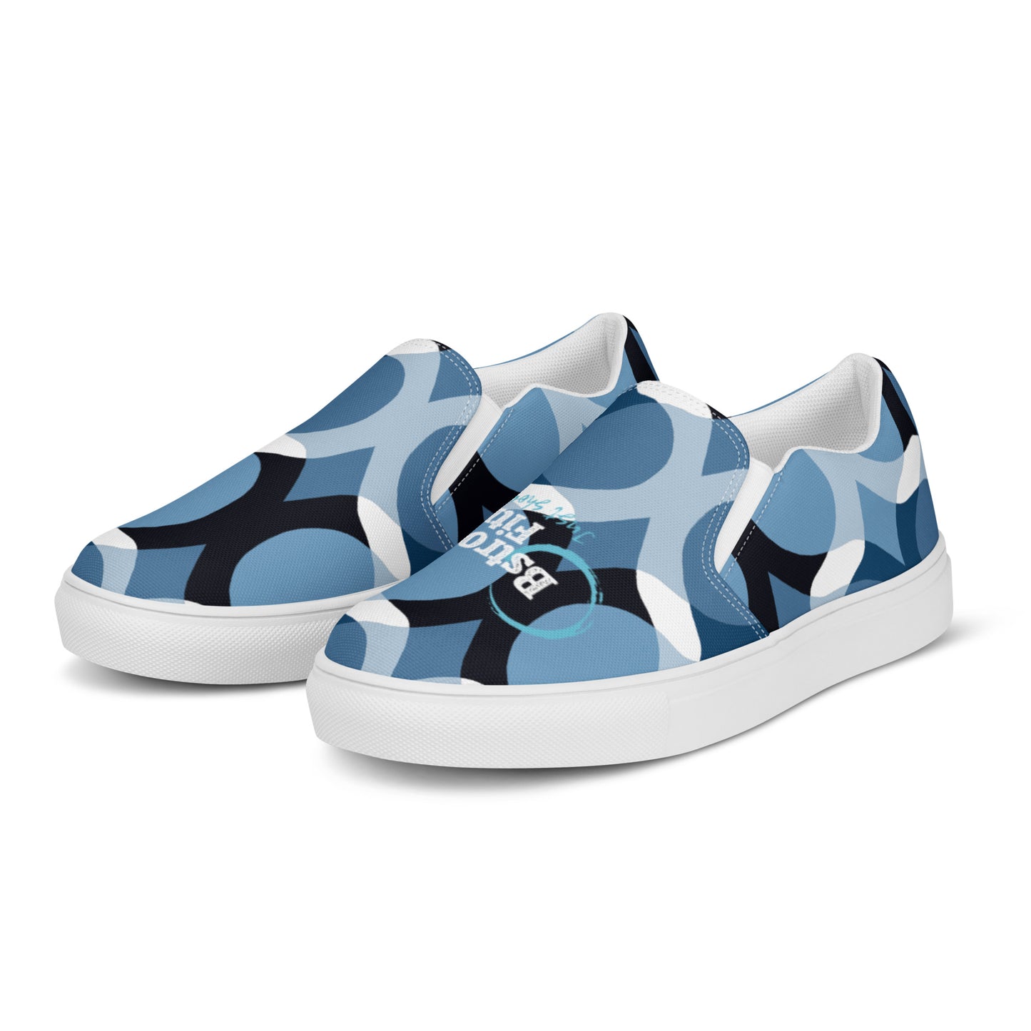Women’s slip-on canvas shoes Blue Locks