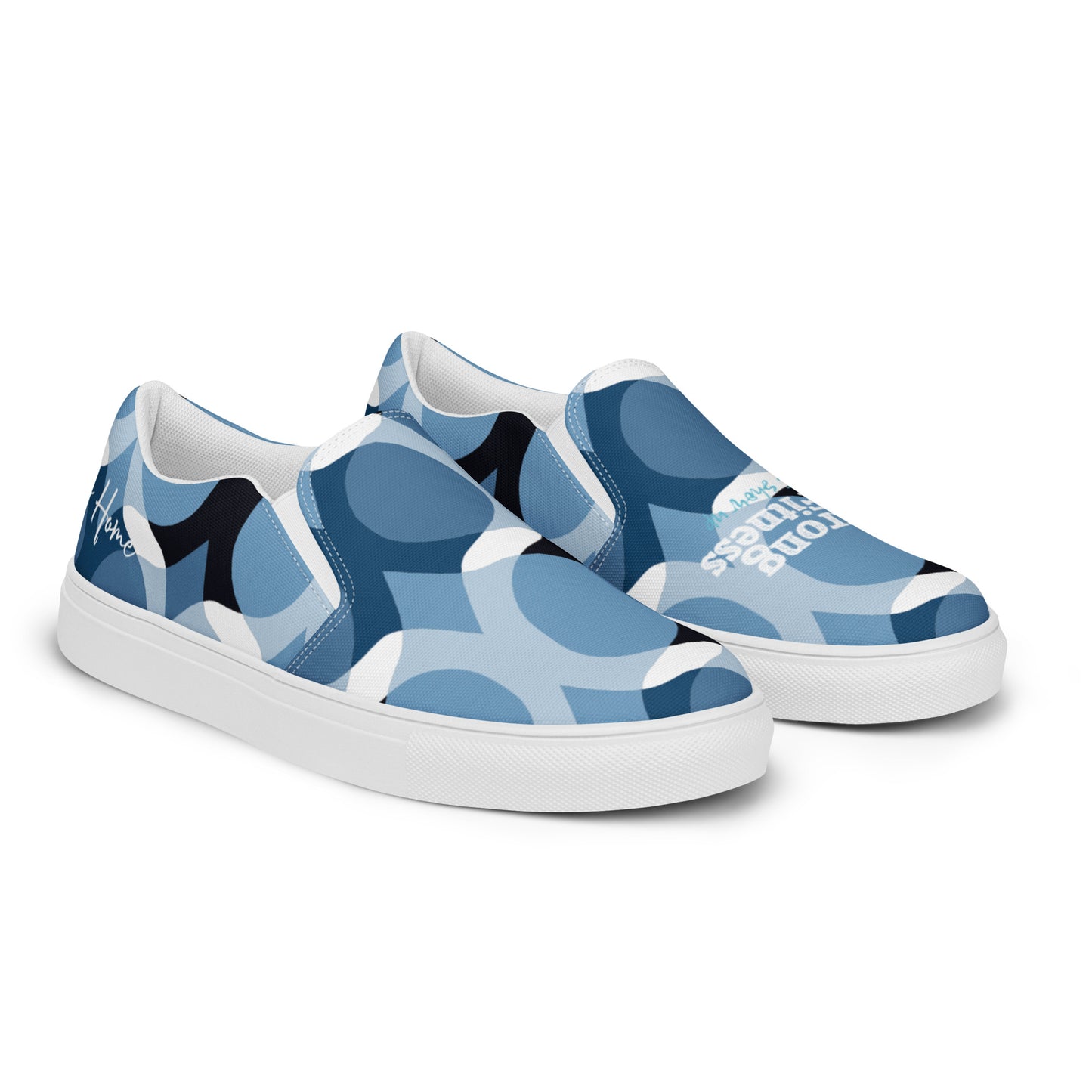 Women’s slip-on canvas shoes Blue Locks