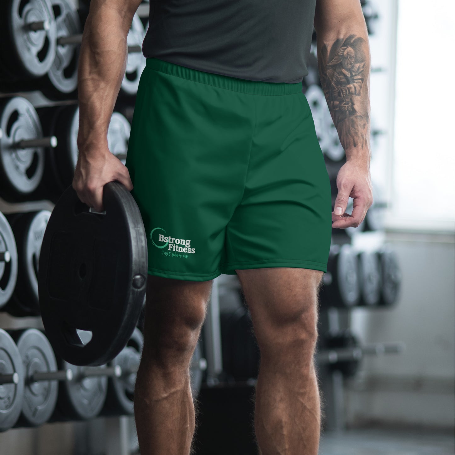 Men's Athletic Shorts Dark Green