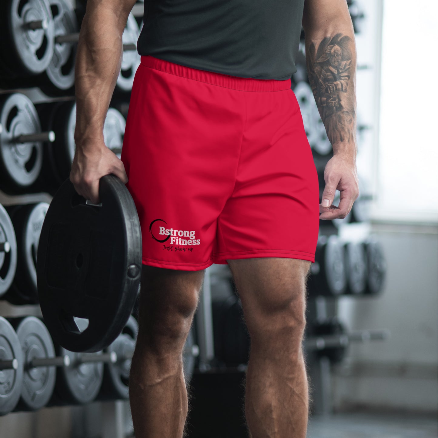 Men's Athletic Shorts Red