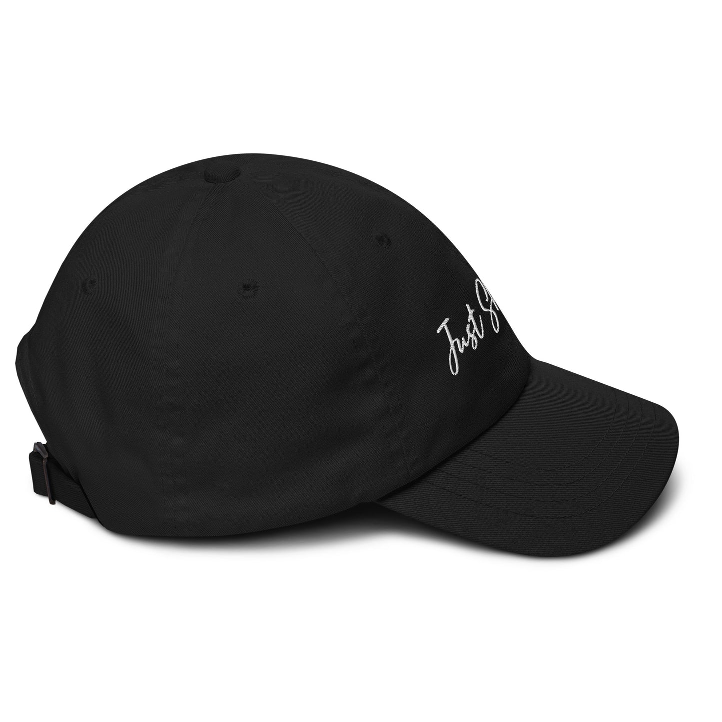 Relaxed hat dark colors with white logo