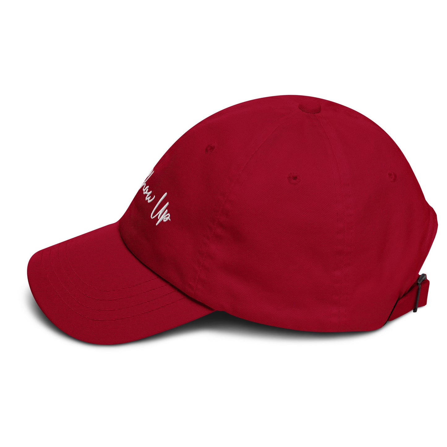 Relaxed hat dark colors with white logo