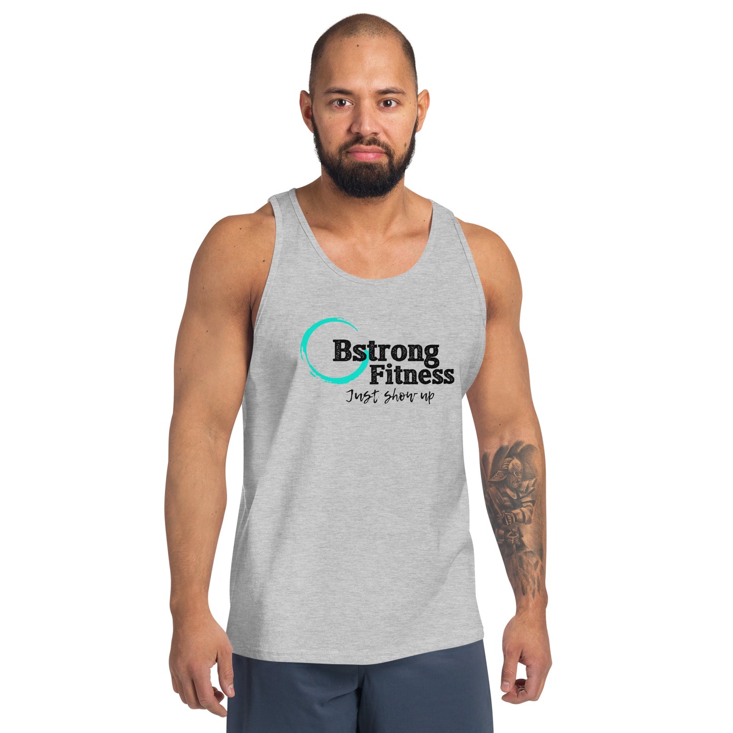 Men's Tank Top Classic Logo White Go Big or Go Home