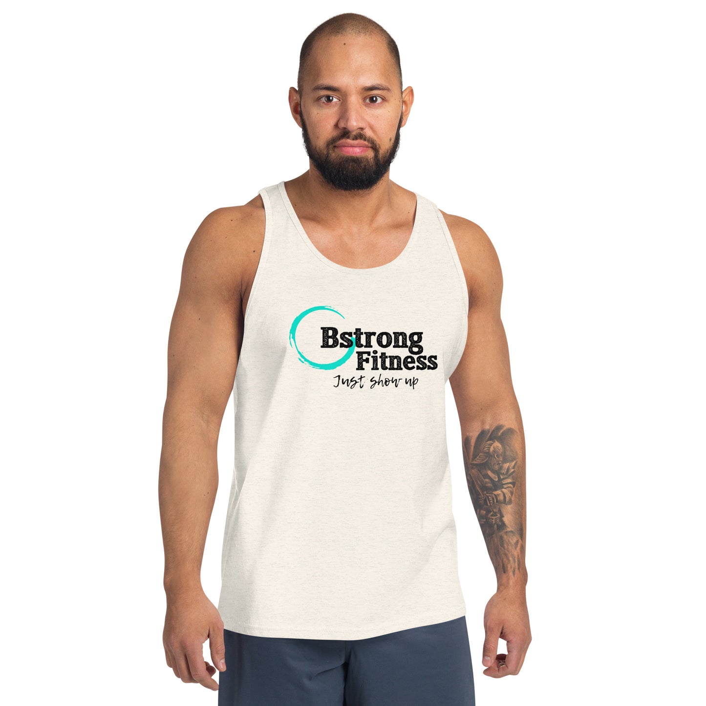 Men's Tank Top Classic Logo White Go Big or Go Home