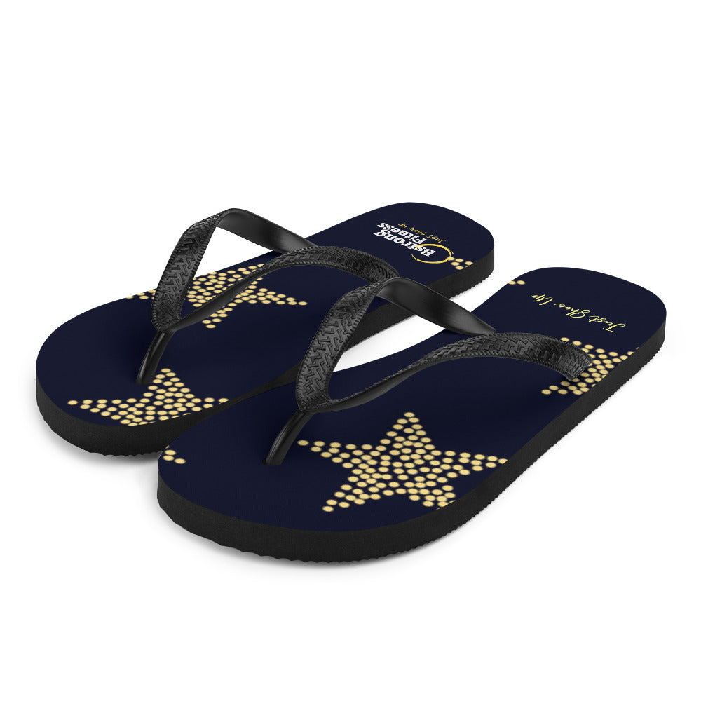 Gold Star Flip-Flops