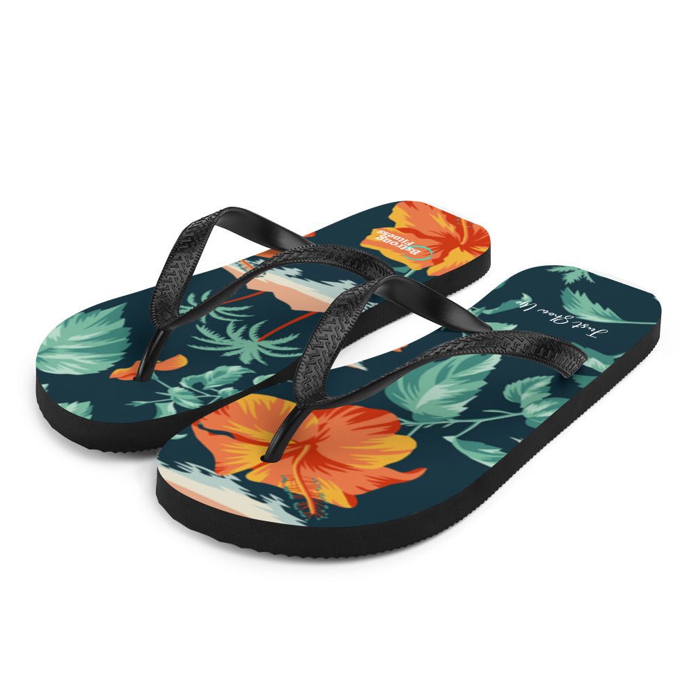 Jungle Flip-Flops