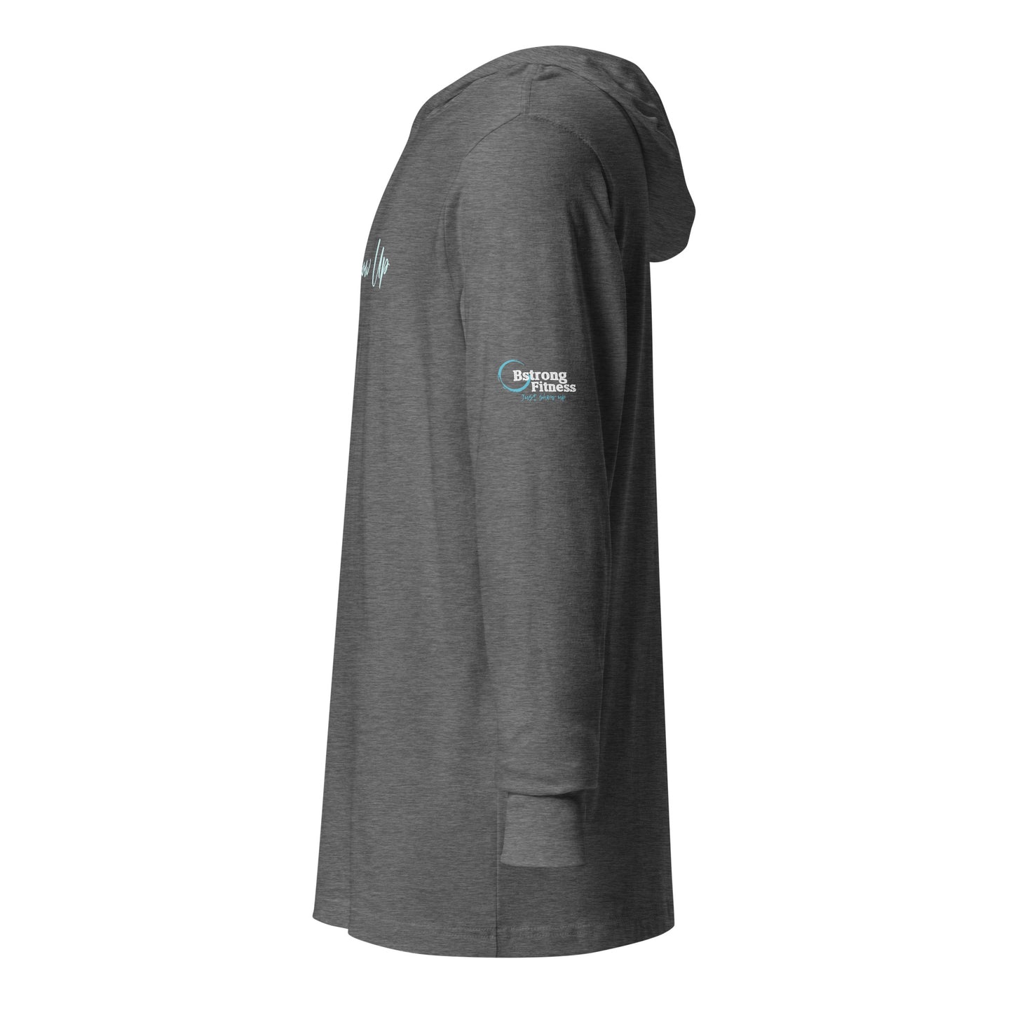 Hooded long-sleeve tee Grey