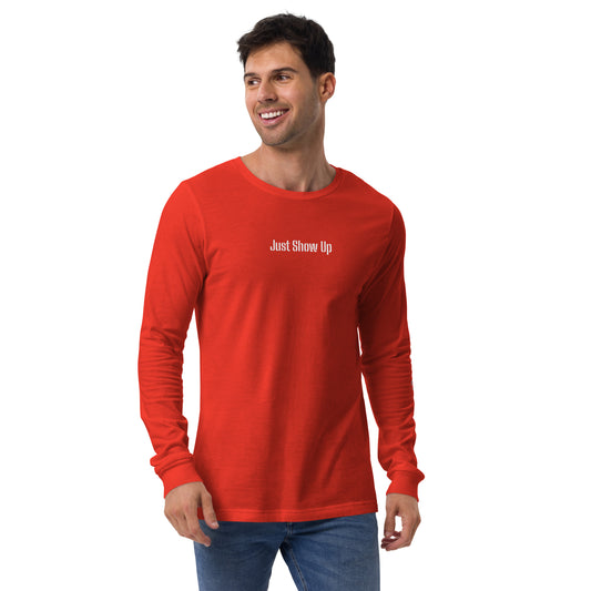 Unisex Long Sleeve Tee Red