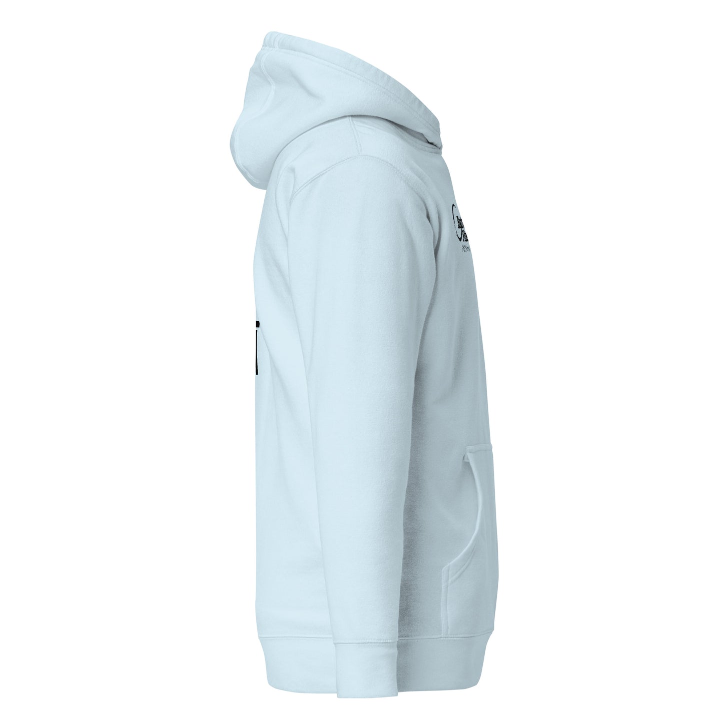 Unisex Hoodie Built Different light blue