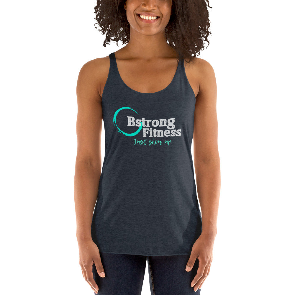 Women's Racerback Tank Classic Logo Go Big or Go Home