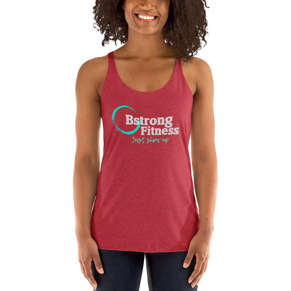 Women's Racerback Tank Classic Logo Go Big or Go Home