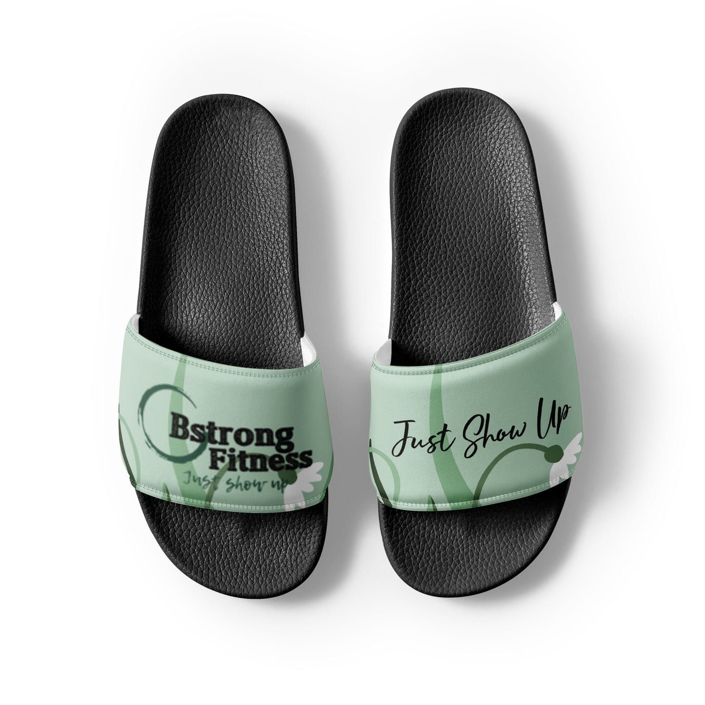 Women's slides Green Grass