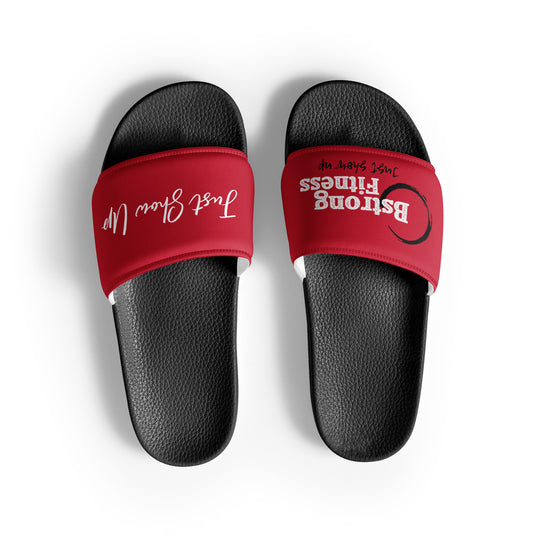 Women's slides Red