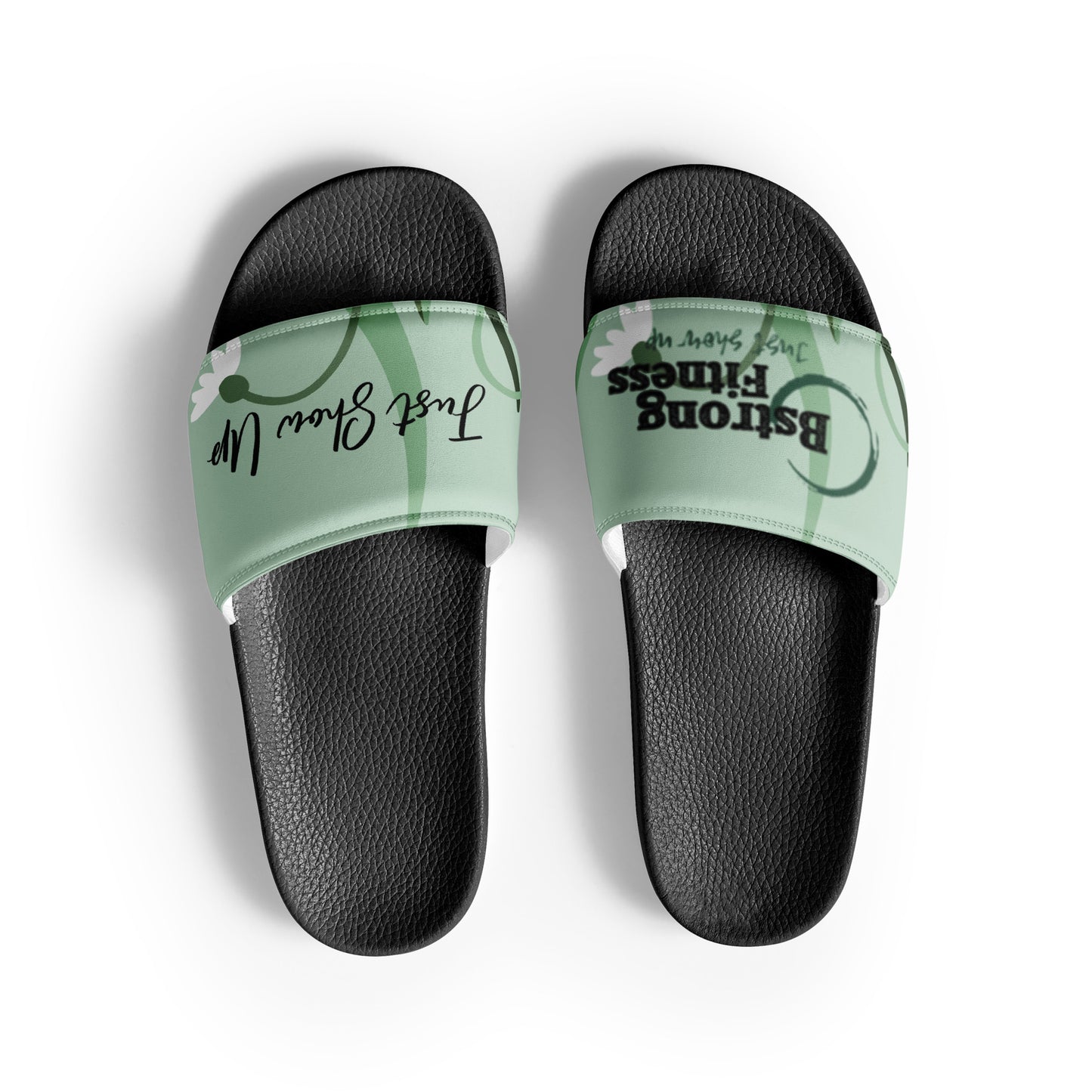 Women's slides Green Grass