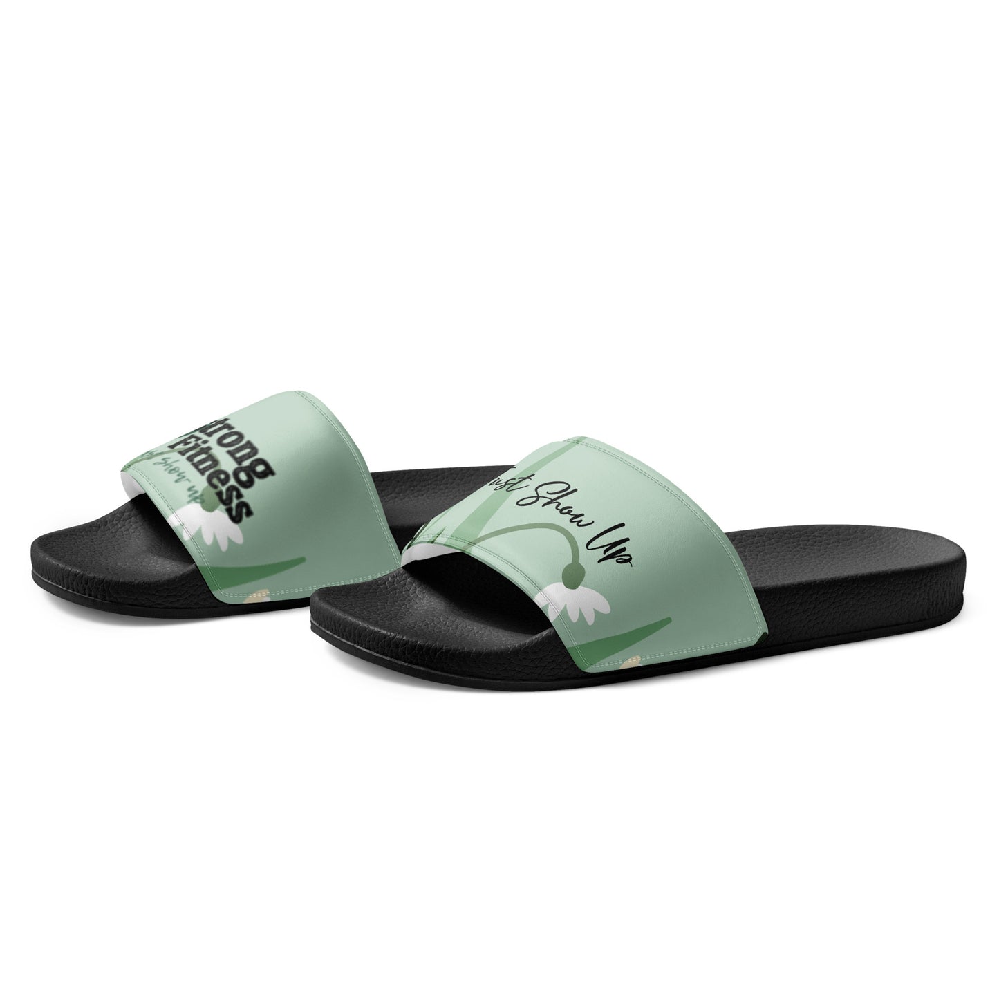 Women's slides Green Grass