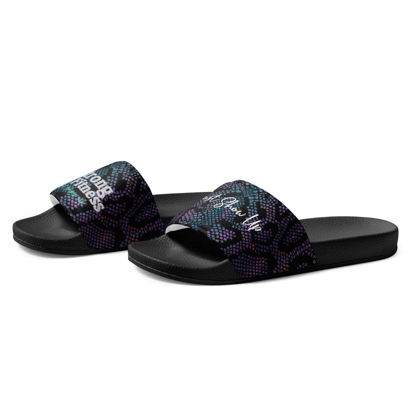 Women's slides Snake Skin