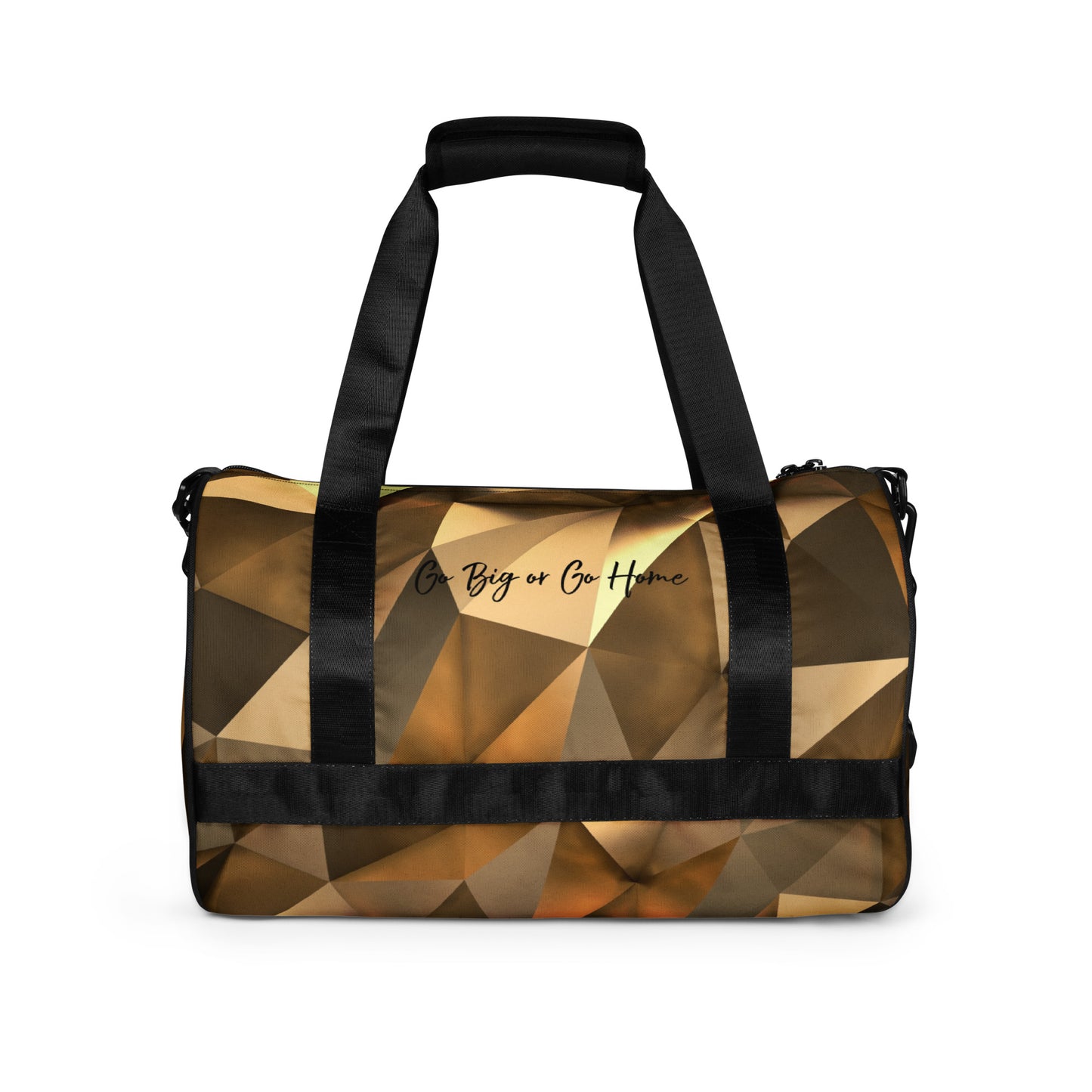 All-over print gym bag GOLD