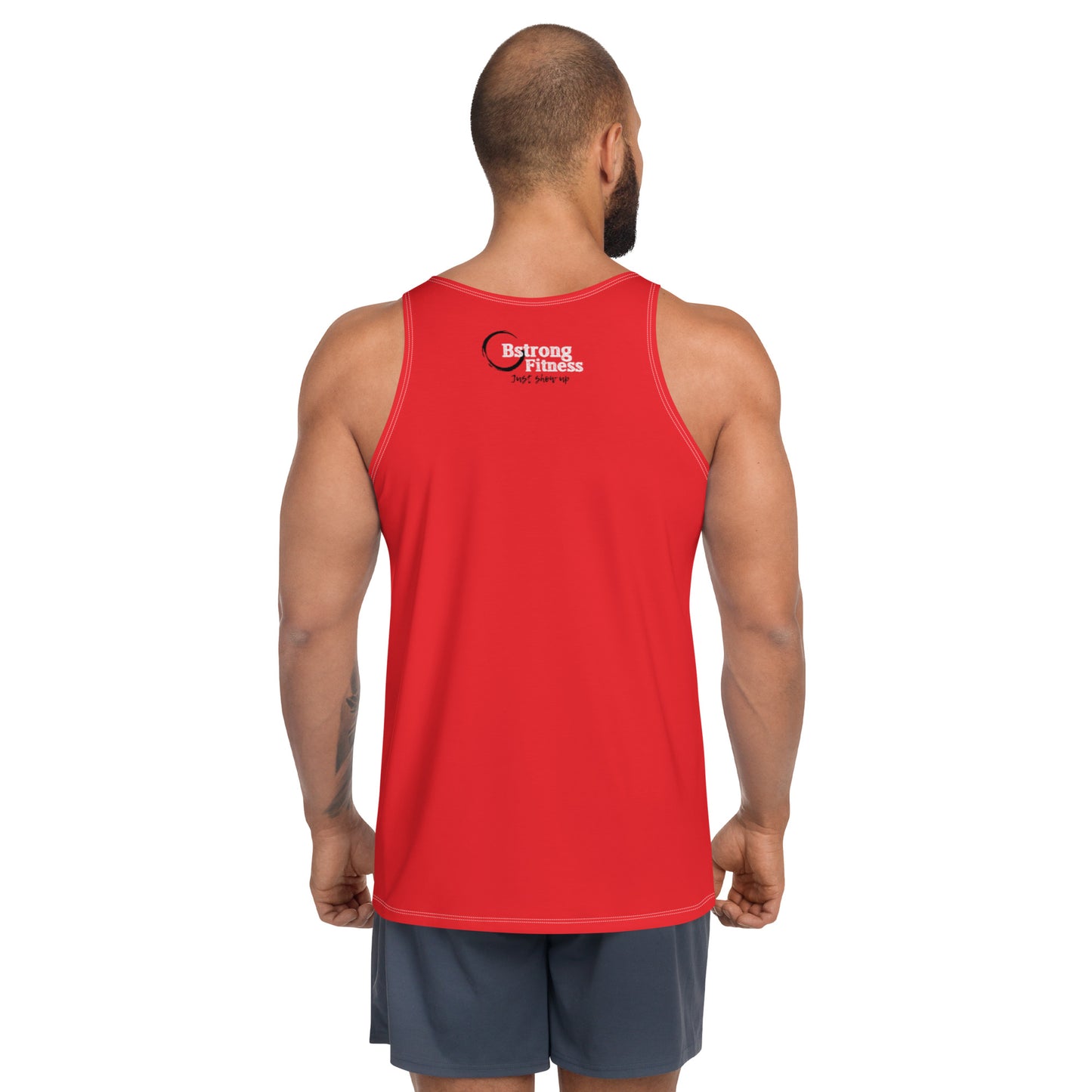 Unisex Tank Top Just Show Up Red