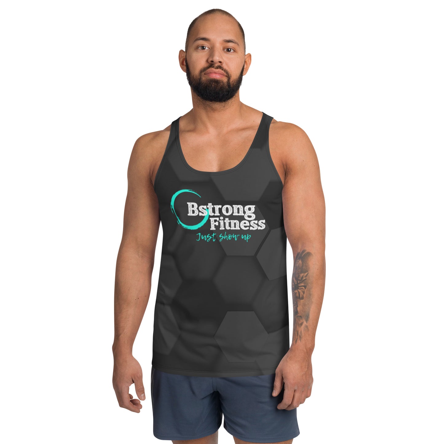 Men’s Tank Top Black 3D