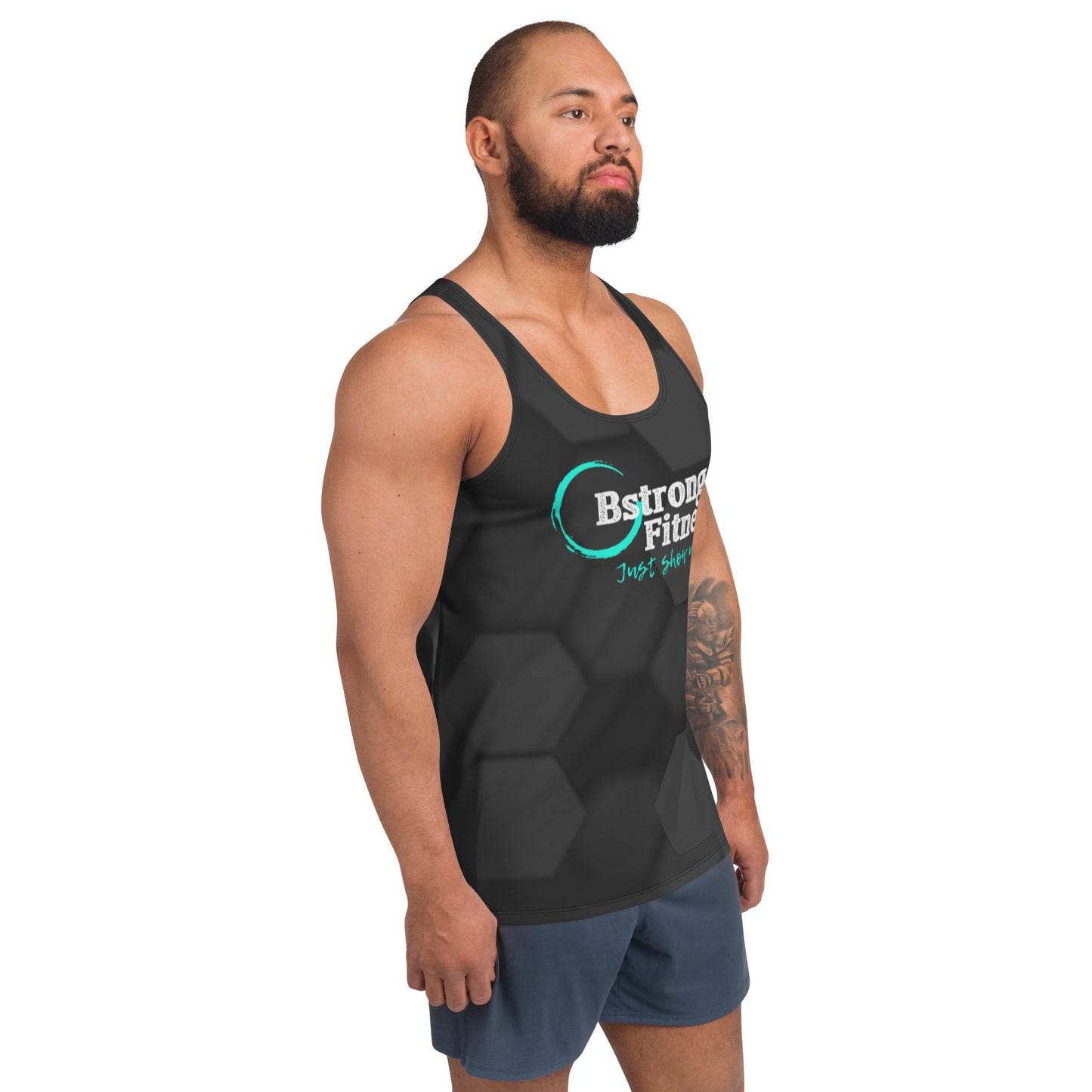 Men’s Tank Top Black 3D