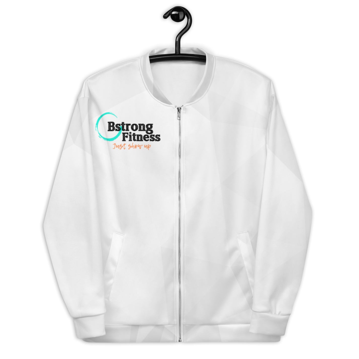 Unisex Bomber Jacket White