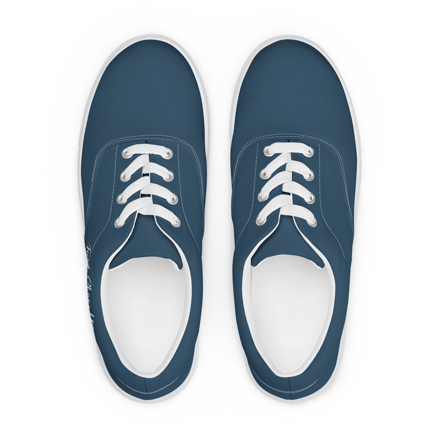 Men’s lace-up canvas shoes Dark Blue