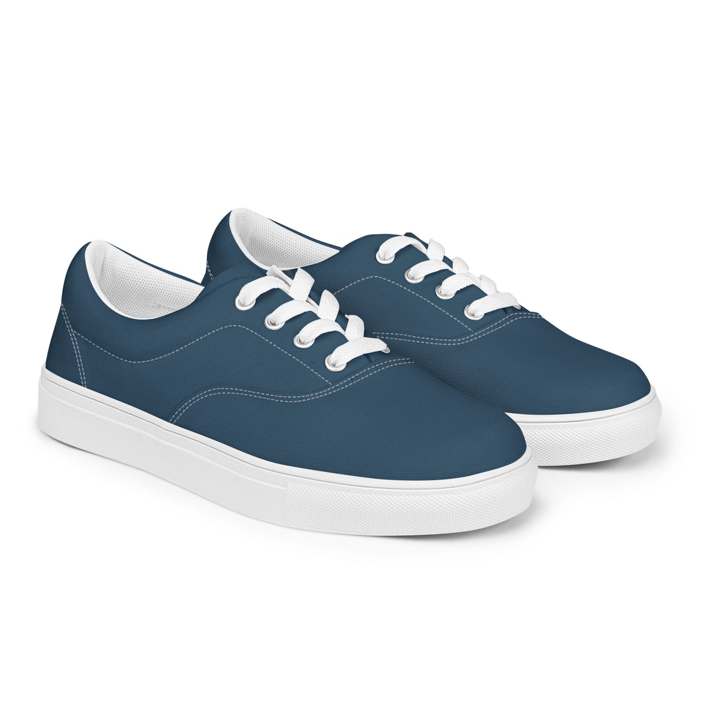 Men’s lace-up canvas shoes Dark Blue