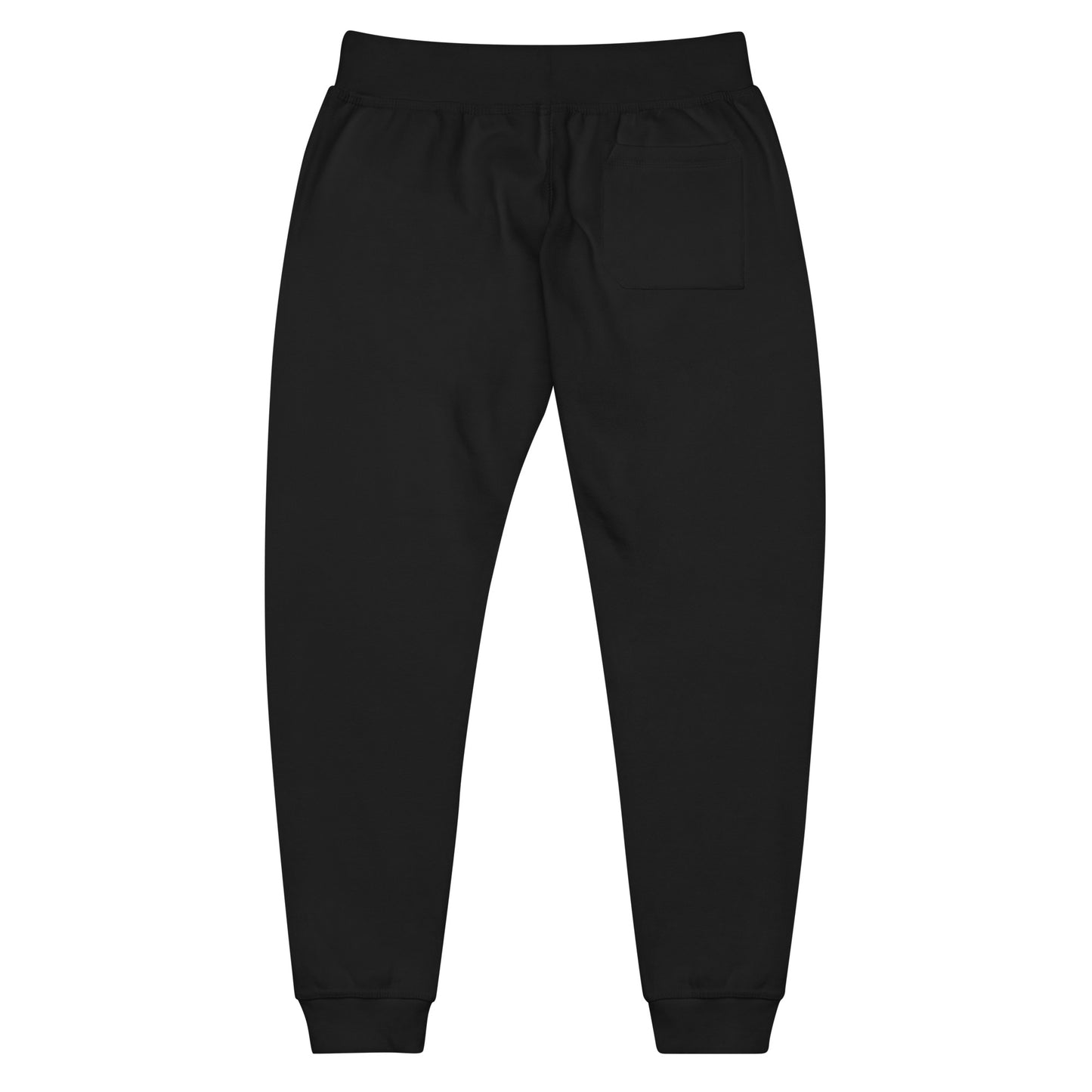 Black Unisex fleece sweatpants