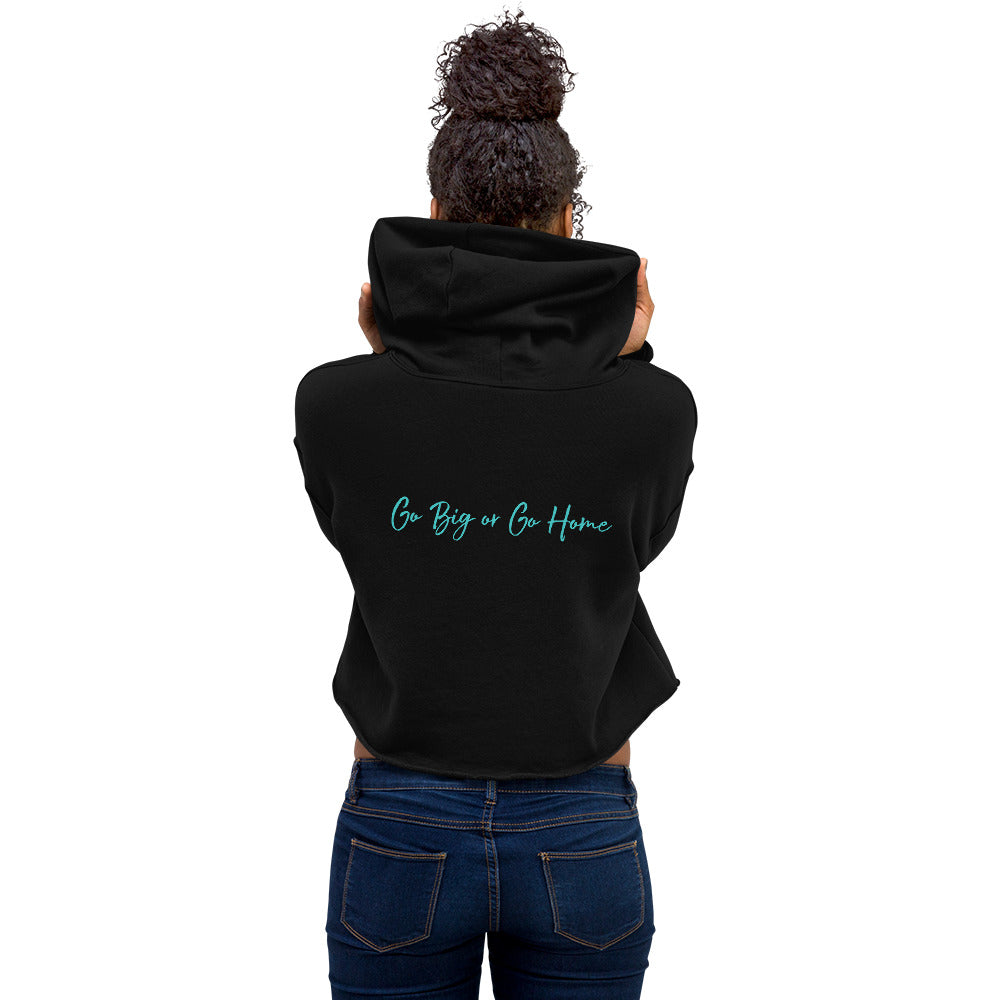 Crop Hoodie Black