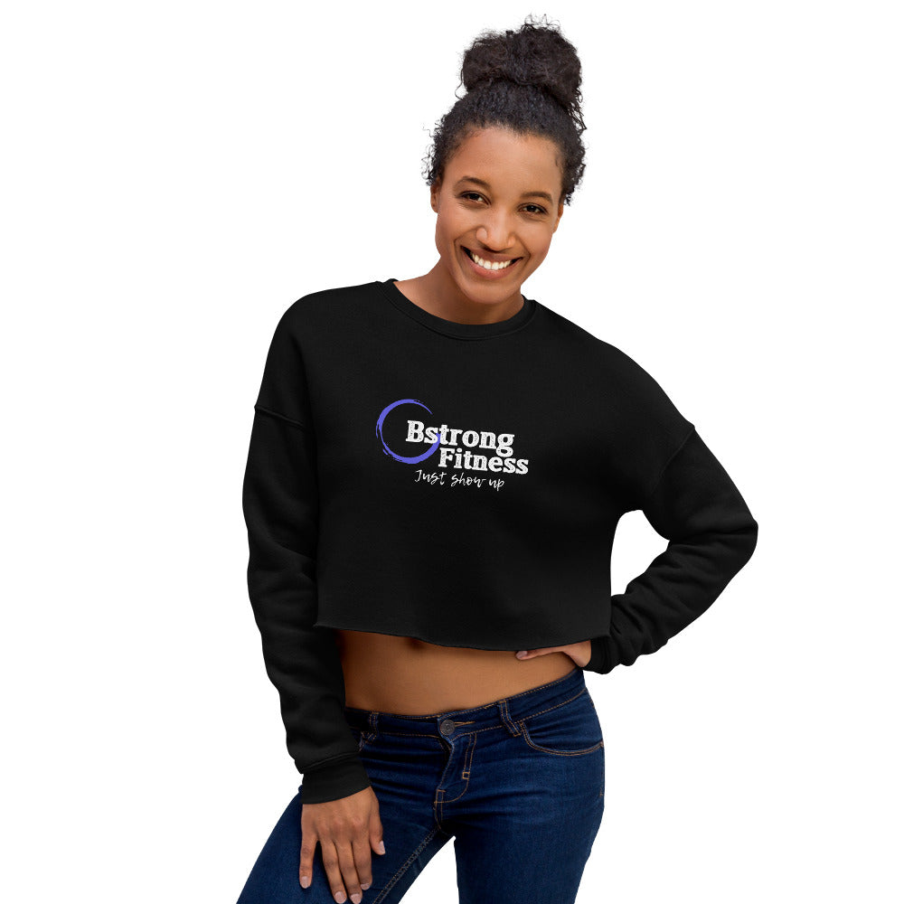 Crop Sweatshirt Purple Logo