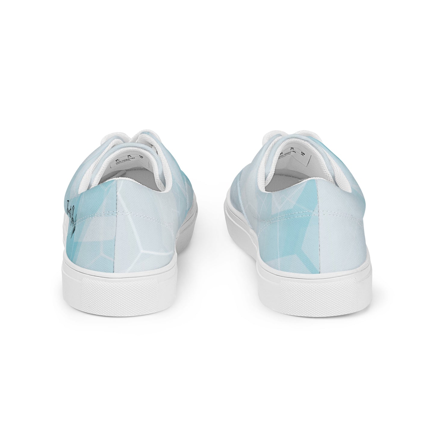 Women’s lace-up canvas shoes Blue Cloud