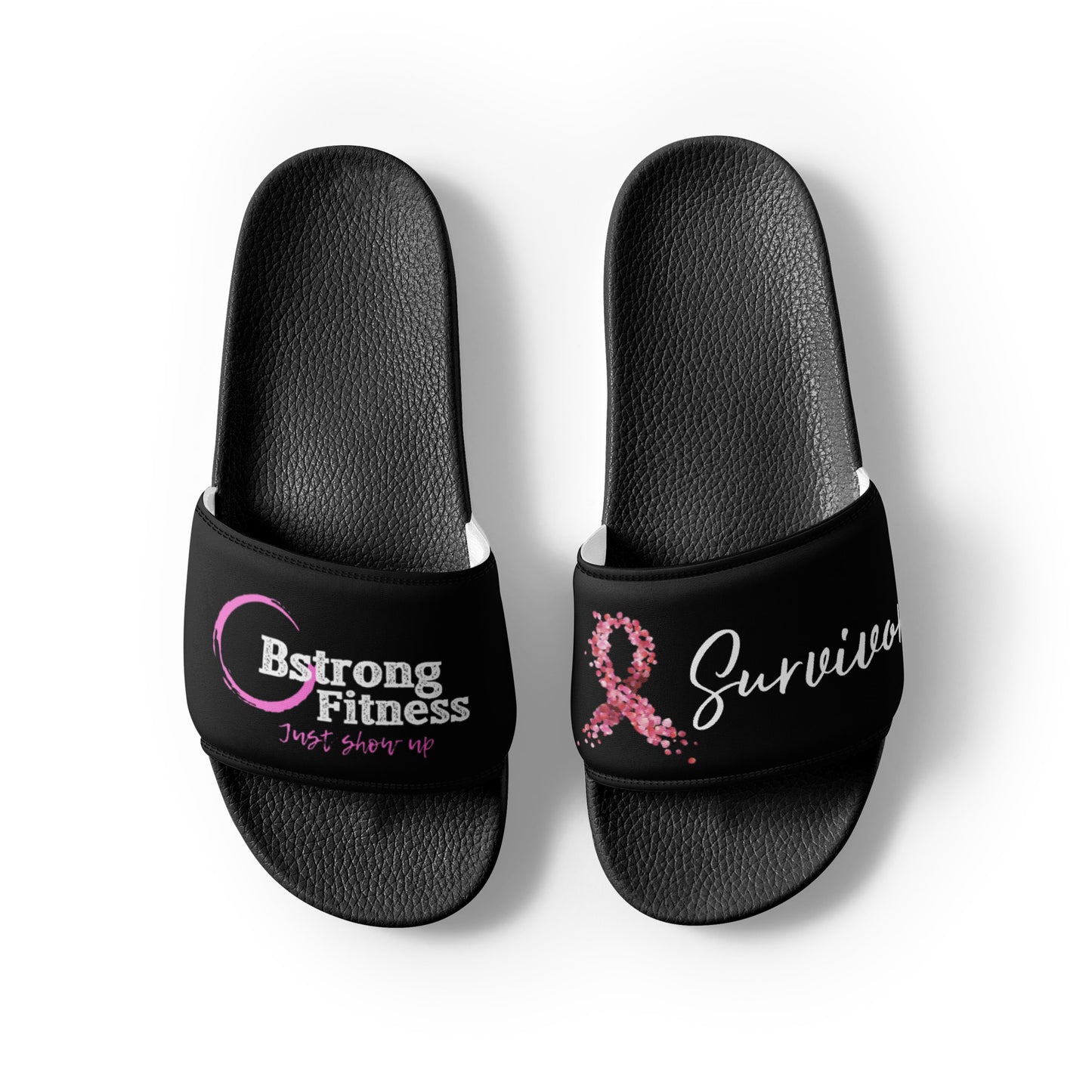 Women's slides Survivor Black