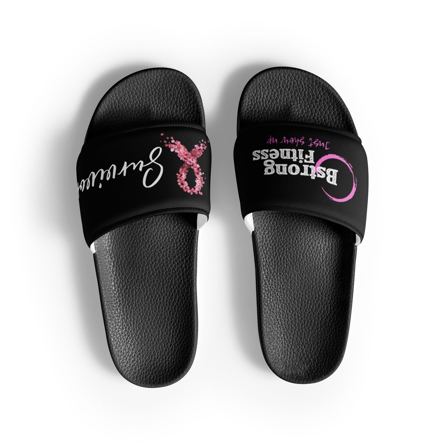 Women's slides Survivor Black