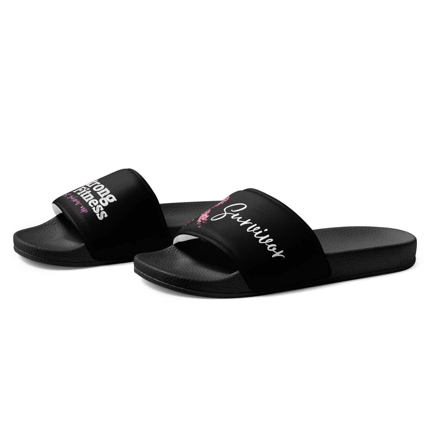 Women's slides Survivor Black