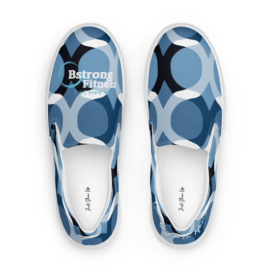 Women’s slip-on canvas shoes Blue Locks